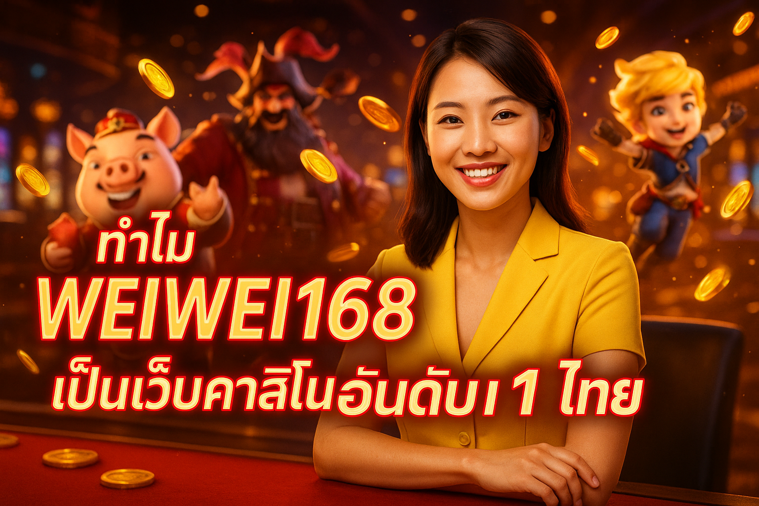 ทำไม WEIWEI168 เป็นเว็บคาสิโนอันดับ 1 ไทย