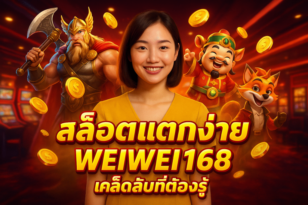 สล็อตแตกง่าย WEIWEI168 เคล็ดลับที่ต้องรู้