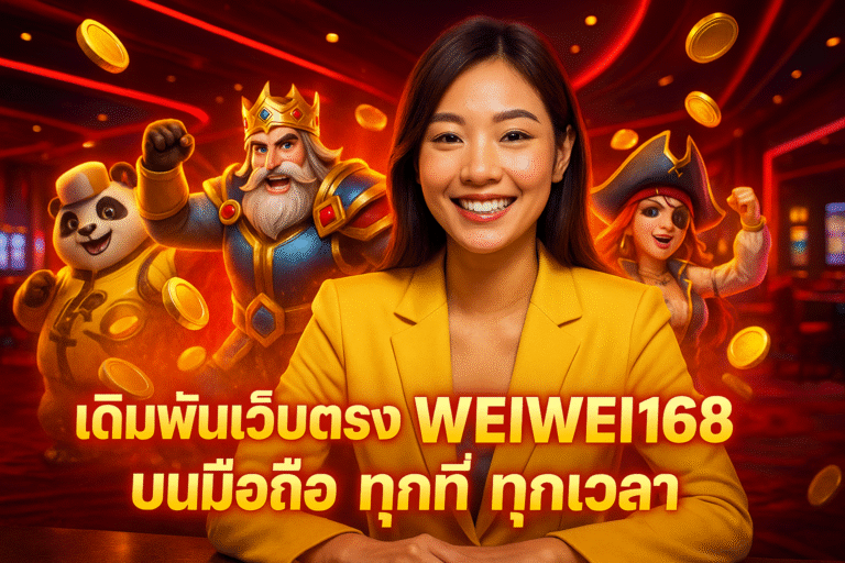 เดิมพันเว็บตรง WEIWEI168 บนมือถือ ทุกที่ ทุกเวลา
