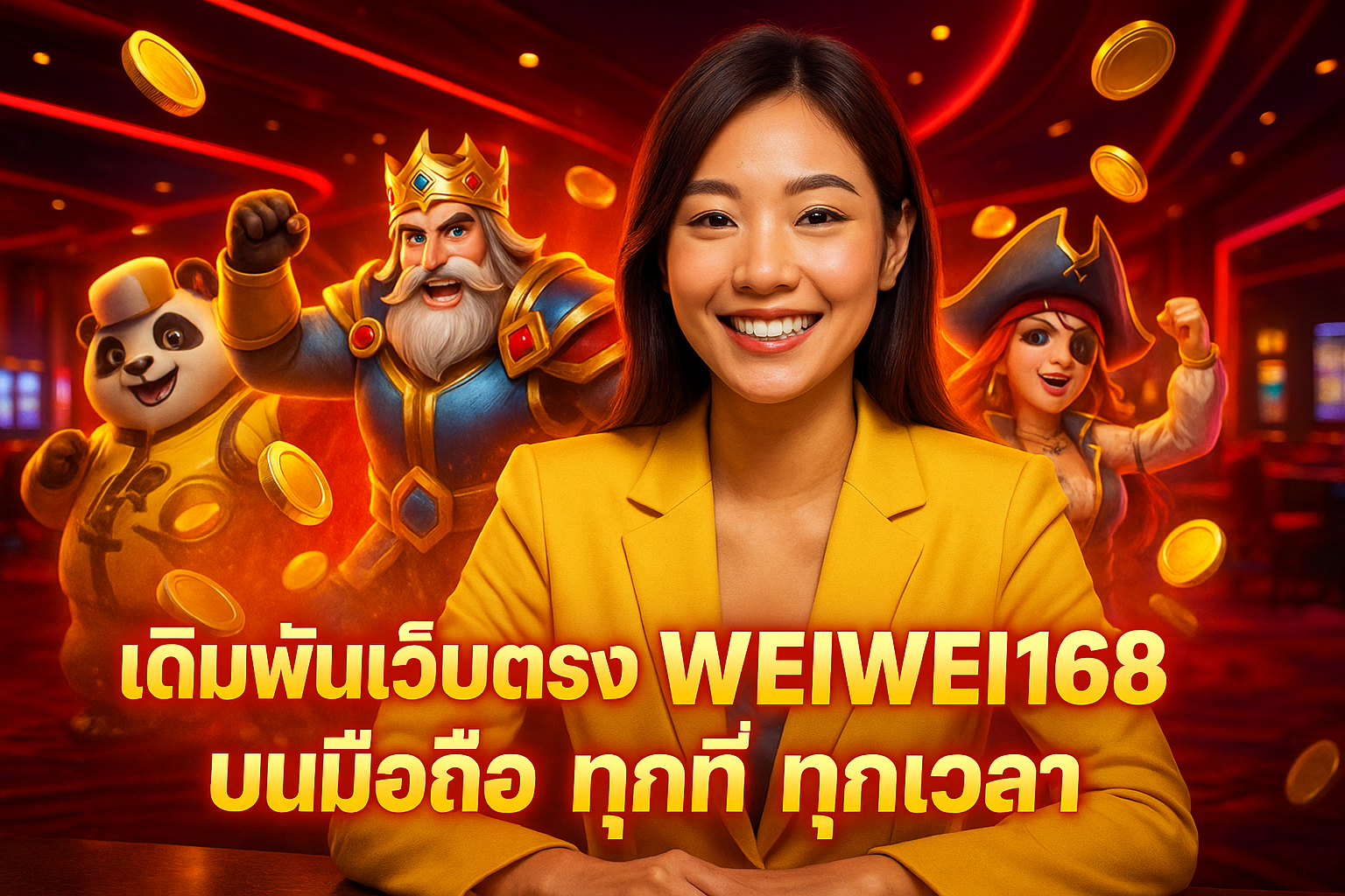 เดิมพันเว็บตรง WEIWEI168 บนมือถือ ทุกที่ ทุกเวลา