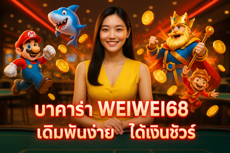 บาคาร่า WEIWEI168 เดิมพันง่าย ได้เงินชัวร์