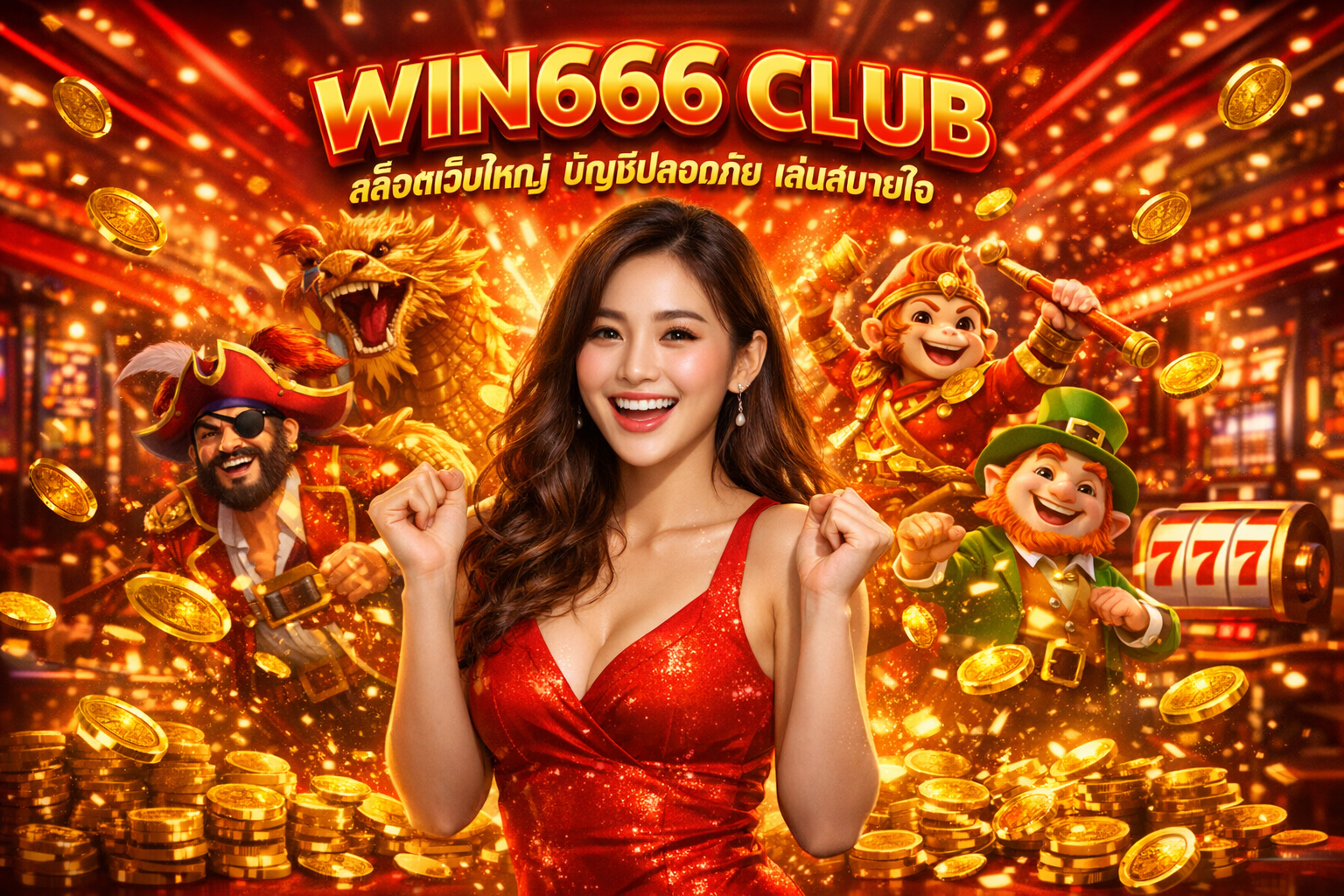 WIN666 CLUB สล็อตเว็บใหญ่ บัญชีปลอดภัย เล่นสบายใจ