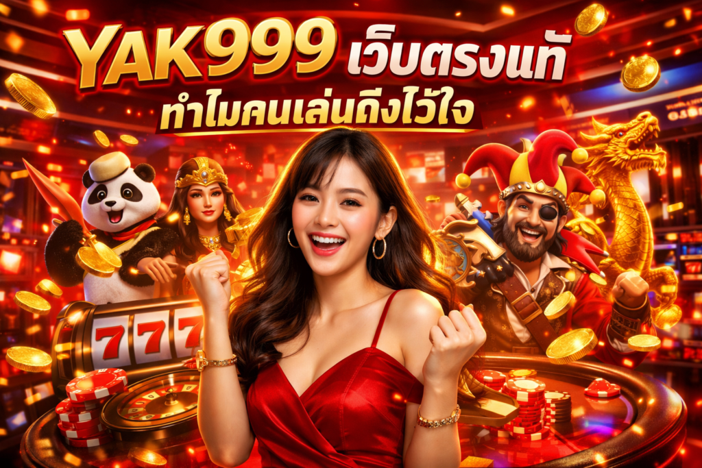 YAK999 เว็บตรงแท้ ทำไมคนเล่นถึงไว้ใจ