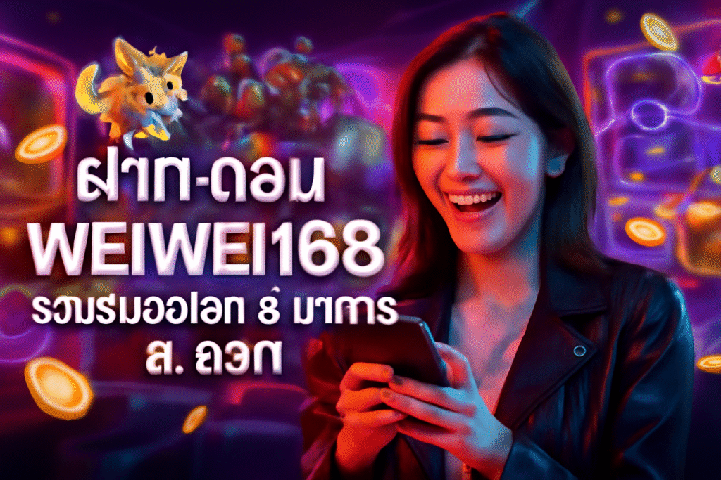 ฝาก‑ถอน WEIWEI168 รองรับวอเลท & ธนาคาร สะดวก